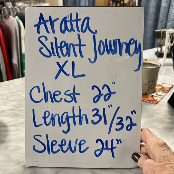 Aratta Silent Journey Embroidered Floral Timeless Shirt Size XL - Picture 12 of 16